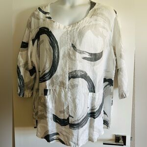 Transparente Linen Top 3 Plus 52" Bust